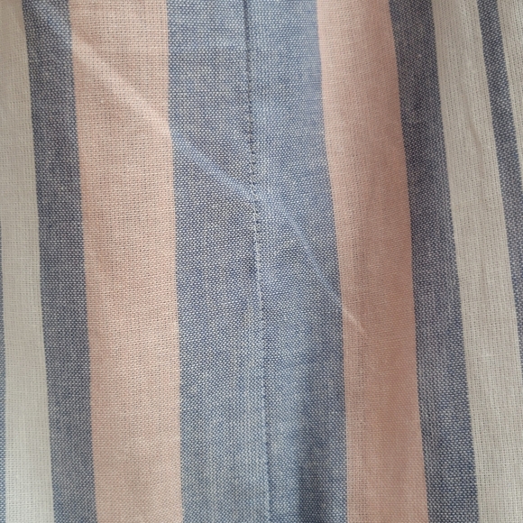 ASOS Striped Linen Top and Skirt Set Sz6 - Picture 7 of 9